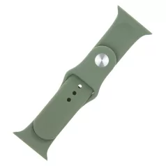   Apple Watch 42mm / 44mm / 45mm szilikon óraszíj khaki (S / M)