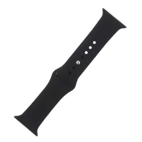   Apple Watch 42mm / 44mm / 45mm szilikon óraszíj fekete (M / L)