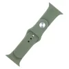 Apple Watch 42mm / 44mm / 45mm szilikon óraszíj khaki (M / L)