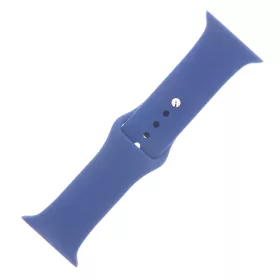   Apple Watch 42mm / 44mm / 45mm szilikon óraszíj éjkék (M / L)