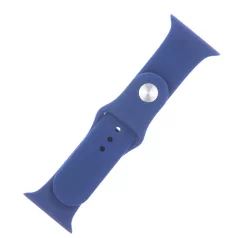  Apple Watch 42mm / 44mm / 45mm szilikon óraszíj éjkék (M / L)