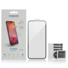 Forever Flexible hybrid fekete keretes előlapi üvegfólia Apple iPhone 13 / 13 Pro (6.1)
