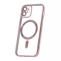   Color Chrome Mag - Apple iPhone 12 Pro Max 2020 (6.7) kameravédős, MagSafe tok rozéarany