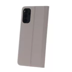   Smart Soft Samsung S911 Galaxy S23 (2023) oldalra nyíló mágneses könyv tok szilikon belsővel pinksand