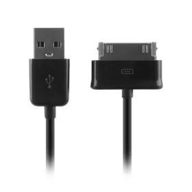 Forever Samsung USB - Samsung Tab fekete adatkábel 1m