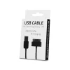 Forever Samsung USB - Samsung Tab fekete adatkábel 1m
