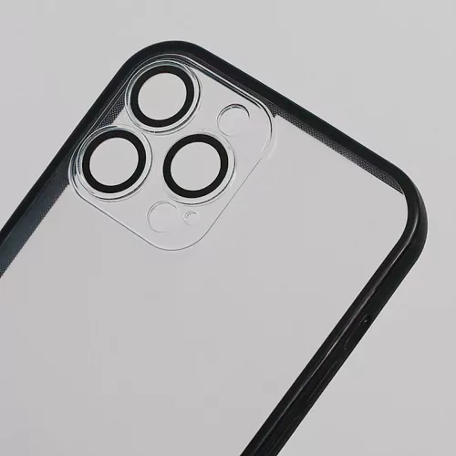 Color Edge - Apple iPhone 14 (6.1) átlátszó tok fekete kerettel