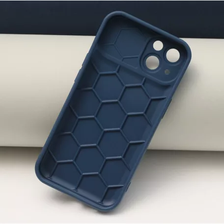 Honeycomb - Samsung A346 Galaxy A34 5G kameravédős kék tok