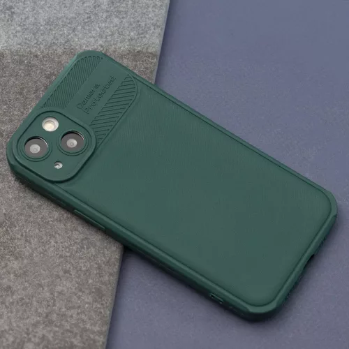 Honeycomb - Apple iPhone 13 (6.1) kameravédős zöld  tok