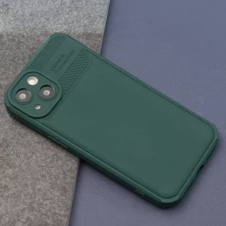Honeycomb - Apple iPhone 14 Pro (6.1) kameravédős zöld  tok