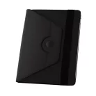 Univerzális 8" 360 fokban forgatható műbőr tablet tok fekete