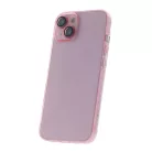 Slim Color Samsung A546 Galaxy A54 5G áttetsző pink hátlapvédő TPU tok kamera lencsevédővel