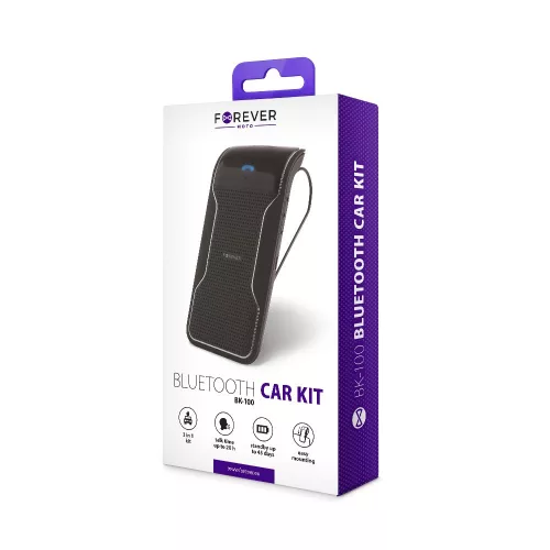 Forever BK-100 bluetooth BT3.0 multipointos autós kihangosító zajszűrős mikrofonnal