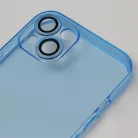 Slim Color Samsung A546 Galaxy A54 5G áttetsző kék hátlapvédő TPU tok kamera lencsevédővel