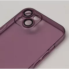   Slim Color Samsung A546 Galaxy A54 5G áttetsző lila hátlapvédő TPU tok kamera lencsevédővel
