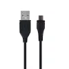 Forever USB - micro USB fekete adatkábel 1m 1A