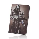 Univerzális 7-8" Cyborg mintás kinyitható tablet tok