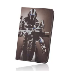Univerzális 7-8" Cyborg mintás kinyitható tablet tok