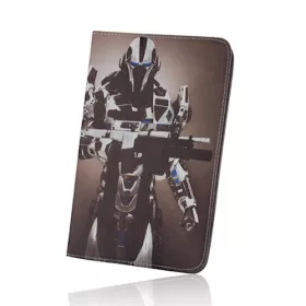 Univerzális 7-8" Cyborg mintás kinyitható tablet tok