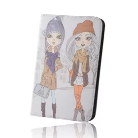   Univerzális 9-10" kislány mintás kinyitható tablet tok