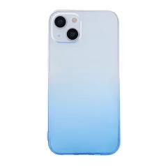   Gradient Apple iPhone 15 Pro Max (6.7) átlátszó - kék TPU tok (2mm)