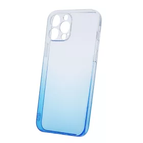   Gradient Apple iPhone 15 Plus (6.7) átlátszó - kék TPU tok (2mm)