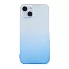Gradient Apple iPhone 15 Plus (6.7) átlátszó - kék TPU tok (2mm)