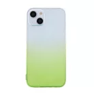 Gradient Apple iPhone 15 Pro (6.1) átlátszó - zöld TPU tok (2mm)