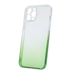   Gradient Apple iPhone 15 Plus (6.7) átlátszó - zöld TPU tok (2mm)