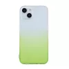 Gradient Apple iPhone 15 Plus (6.7) átlátszó - zöld TPU tok (2mm)