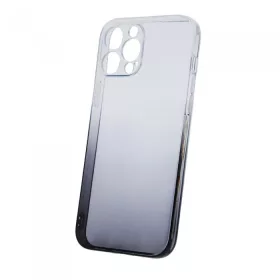   Gradient Apple iPhone 15 Plus (6.7) átlátszó - szürke TPU tok (2mm)