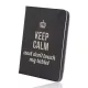 Univerzális 9-10" Keep Calm kinyitható műbőr tablet tok