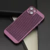 Airy - Apple iPhone 7 / 8 / SE2 / SE3 (4.7) kameravédős, perforált lila tok