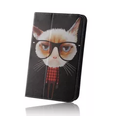   Univerzális 9-10" (Cica mintás) kinyitható tablet tok