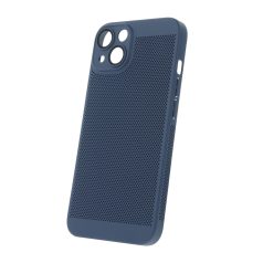   Airy - Apple iPhone 11 (6.1) 2019 kameravédős, perforált kék tok