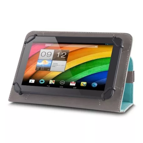 Univerzális 9-10" kinyitható műbőr tablet tok menta