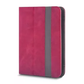 Univerzális 9-10" kinyitható műbőr tablet tok piros