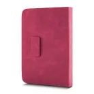 Univerzális 9-10" kinyitható műbőr tablet tok piros