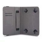 Univerzális 9-10" kinyitható műbőr tablet tok piros