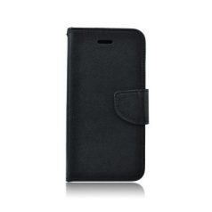   Fancy Xiaomi Redmi Note 12S 4G oldalra nyíló mágneses könyv tok szilikon belsővel fekete