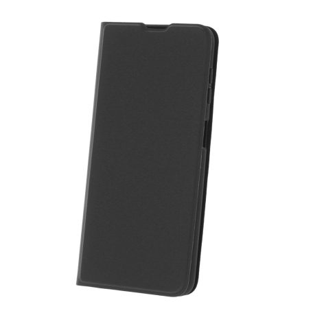 Smart Soft Samsung A546 Galaxy A54 5G (2023) oldalra nyíló mágneses könyv tok szilikon belsővel fekete