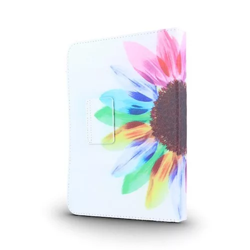 Univerzális 7-8" napraforgó mintás kinyitható tablet tok