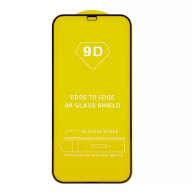 Honor 90 Lite 9D hajlított előlapi üvegfólia fekete