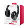 Forever BHS-100 Bluetooth 3.0 összecsukható sztereó fejhallgató beépített mikrofonnal fekete