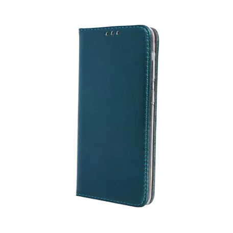 Smart magnet Honor 90 Lite  oldalra nyíló mágneses könyv tok szilikon belsővel zöld