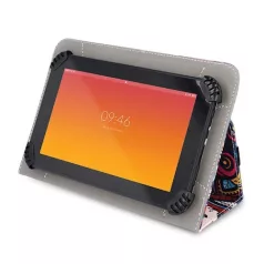 Univerzális 7-8" népi mintás kinyitható tablet tok