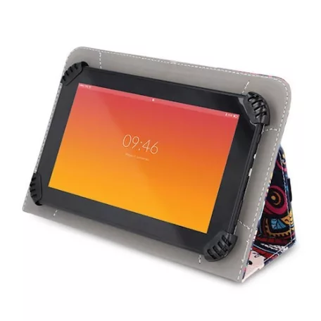 Univerzális 7-8" népi mintás kinyitható tablet tok
