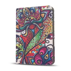 Univerzális 9-10" népi mintás kinyitható tablet tok