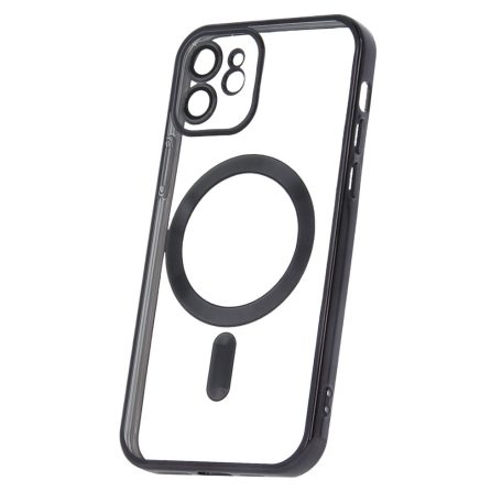 Color Chrome Mag - Apple iPhone 15 Plus (6.7) kameravédős, MagSafe tok fekete