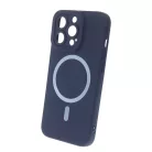 Silicon Mag Case Apple iPhone 15 Pro (6.1) kameravédős szilikon tok kék